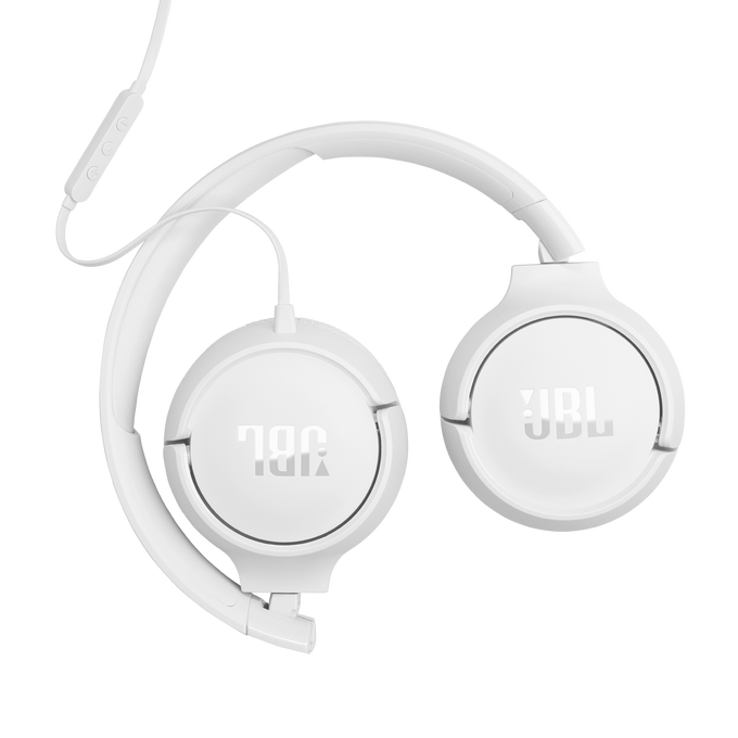 JBL Tune 520C USB-C - White - Hi-Res wired on-ear headphones - Bottom image number null